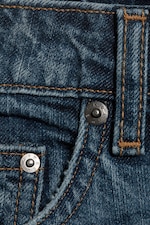 Milano Blue - Bleu foncé - Jean droit ample taille basse Missy - 6