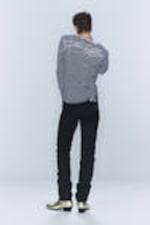 Coated Black - CM x LB Issue Rigid Coated Unisex Jeans - 5