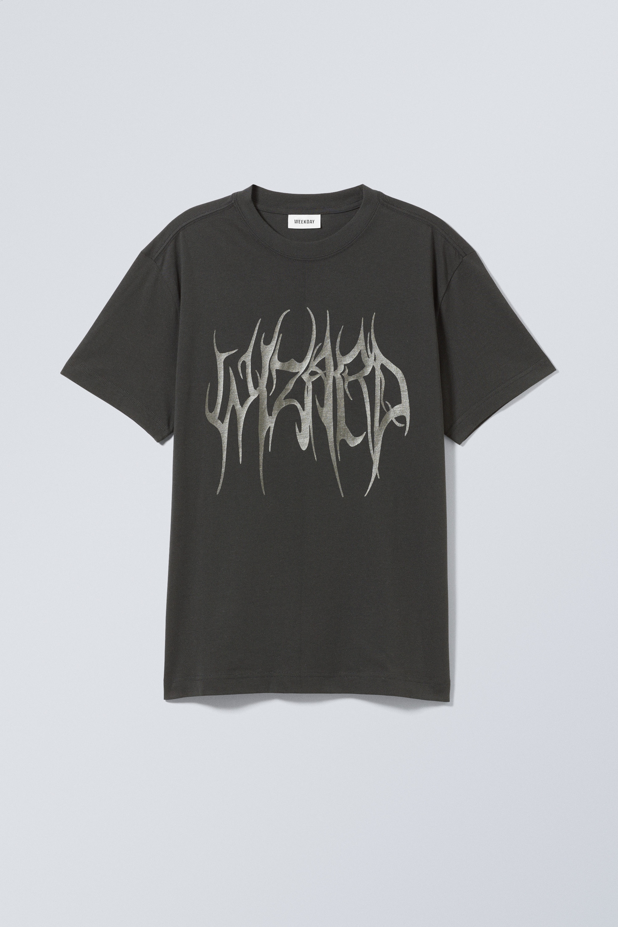Dark Grey Wizard - Oversized Graphic Printed T-shirt - 0
