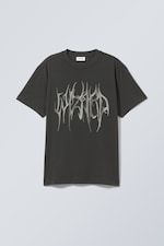 Dark Grey Wizard - Oversized Graphic Printed T-shirt - 0