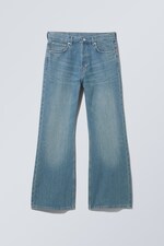 Schatzblau - Lockere Bootcut-Jeans Time - 0