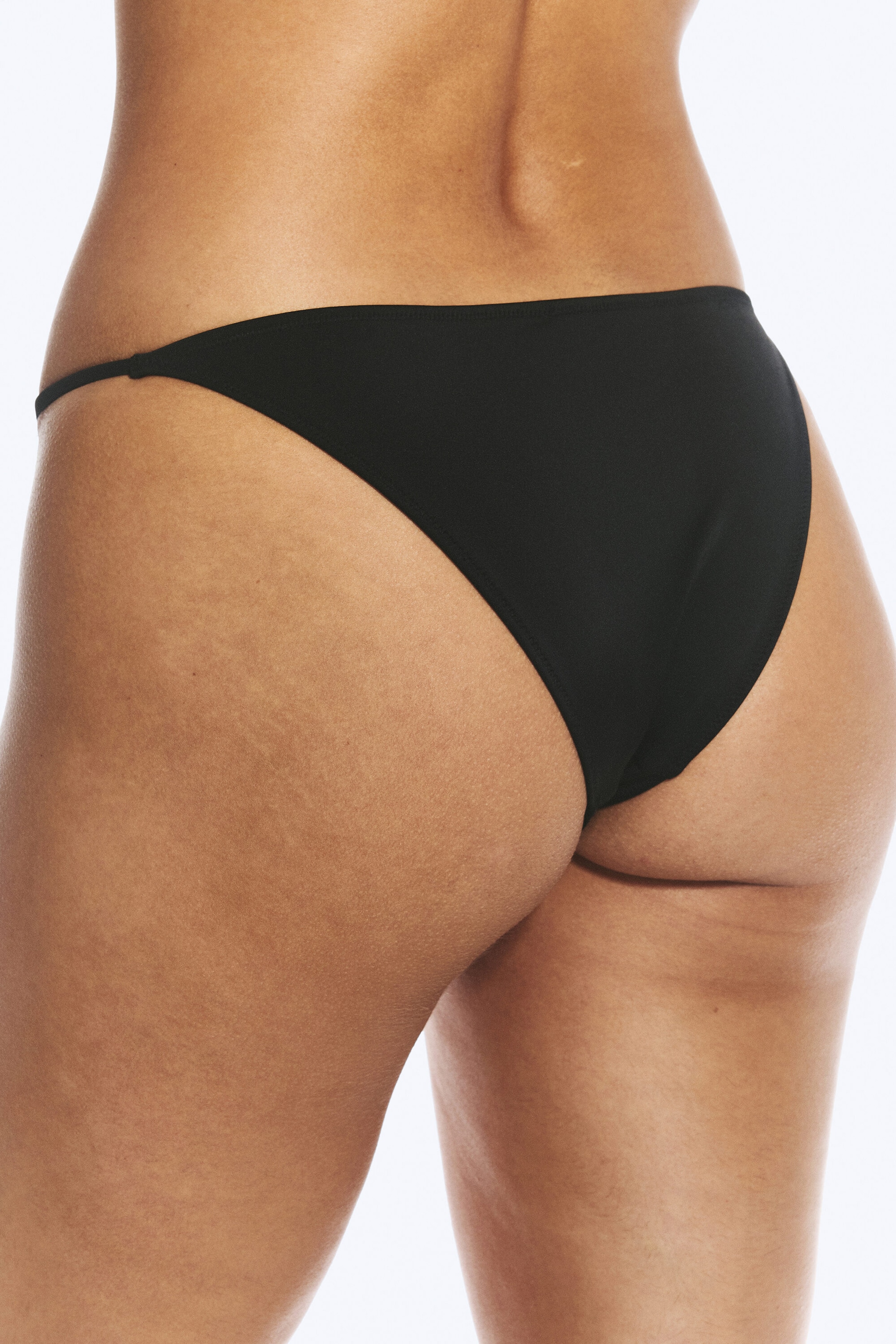 Schwarz - Brazilian-Tanga-Bikinihöschen - 2