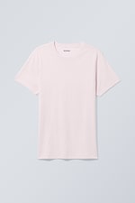 Helles pudriges Lila - Mittelschweres Standard-T-Shirt - 0