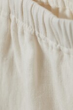 Dusty White - Seth Relaxed Linen Joggers - 1