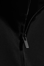 Black - Zipped Sports Jacket - 5