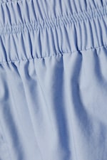 Light Blue - Mini Cotton Shorts - 1