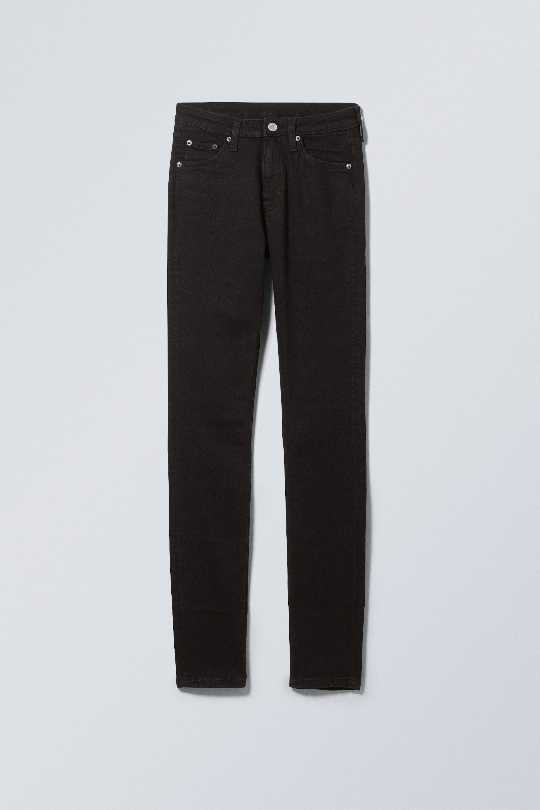 Black Rinse - Noir - Jean skinny taille mi-haute Spare - 0