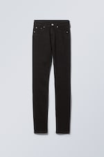 Black Rinse - Noir - Jean skinny taille mi-haute Spare - 0