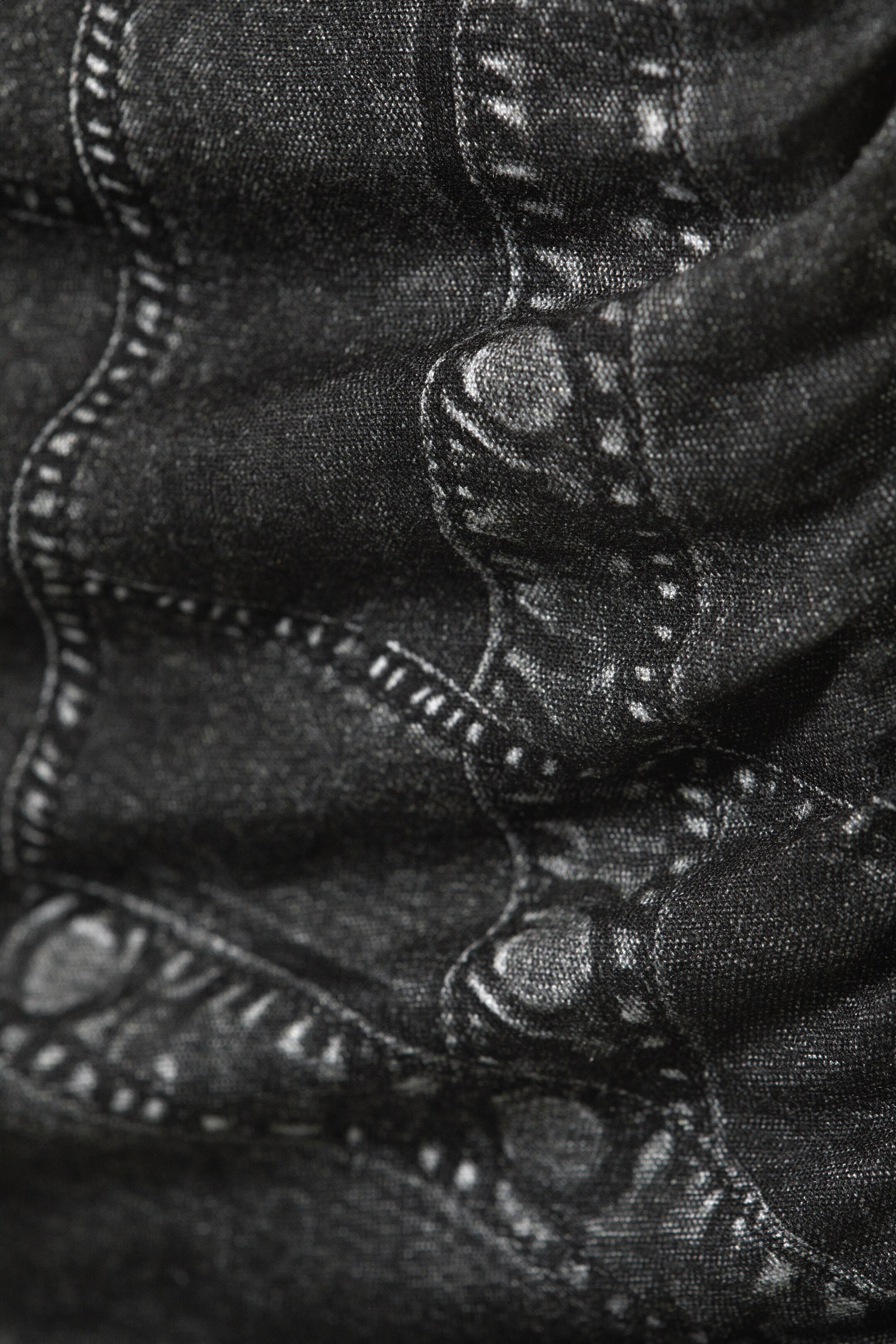 Προβολή μεγαλύτερης εικόνας: Τοπ με ανοιχτή πλάτη και halterneck - Μαύρο - Τζιν σχέδιο - Ladies | H&M GR 5