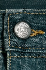 Hazy Blue - Medium Blue - Anti uniseks rechte jeans met lage taille - 1