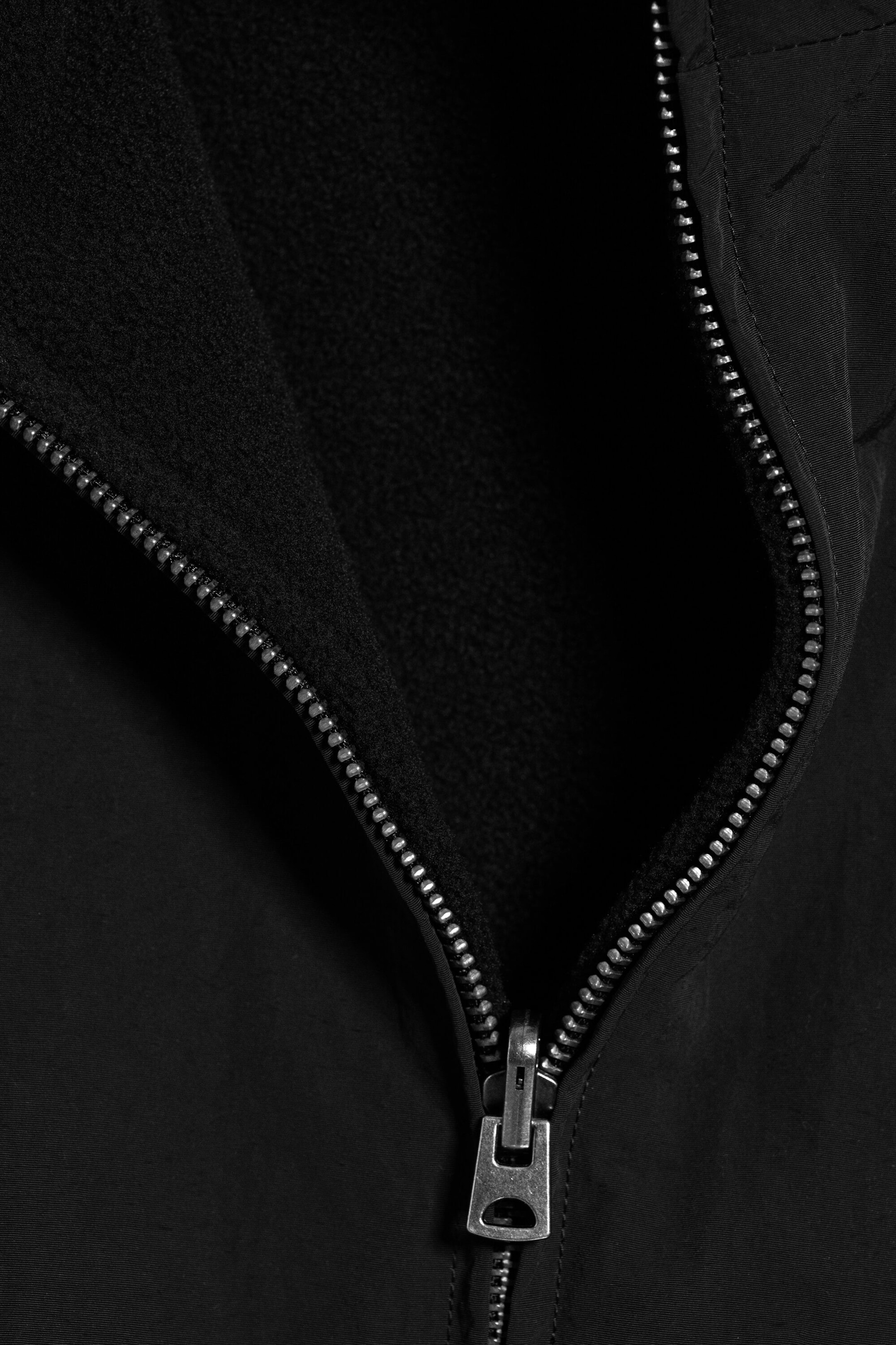 Noir - Veste nylon oversize - 6