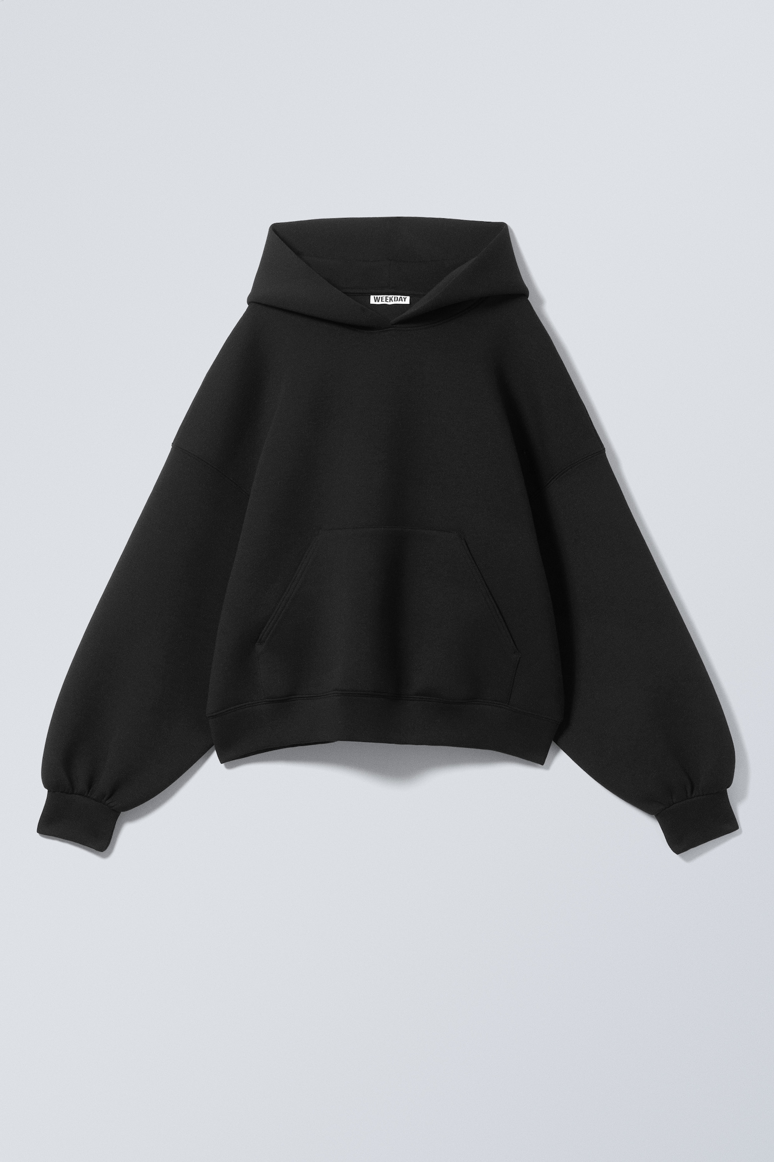 Scuba-Hoodie mit Oversize-Passform - Schwarz/Schwarz/Hellgrau/Dunkles Khakigrün/Dunkelgrau meliert/Grau meliert - 2