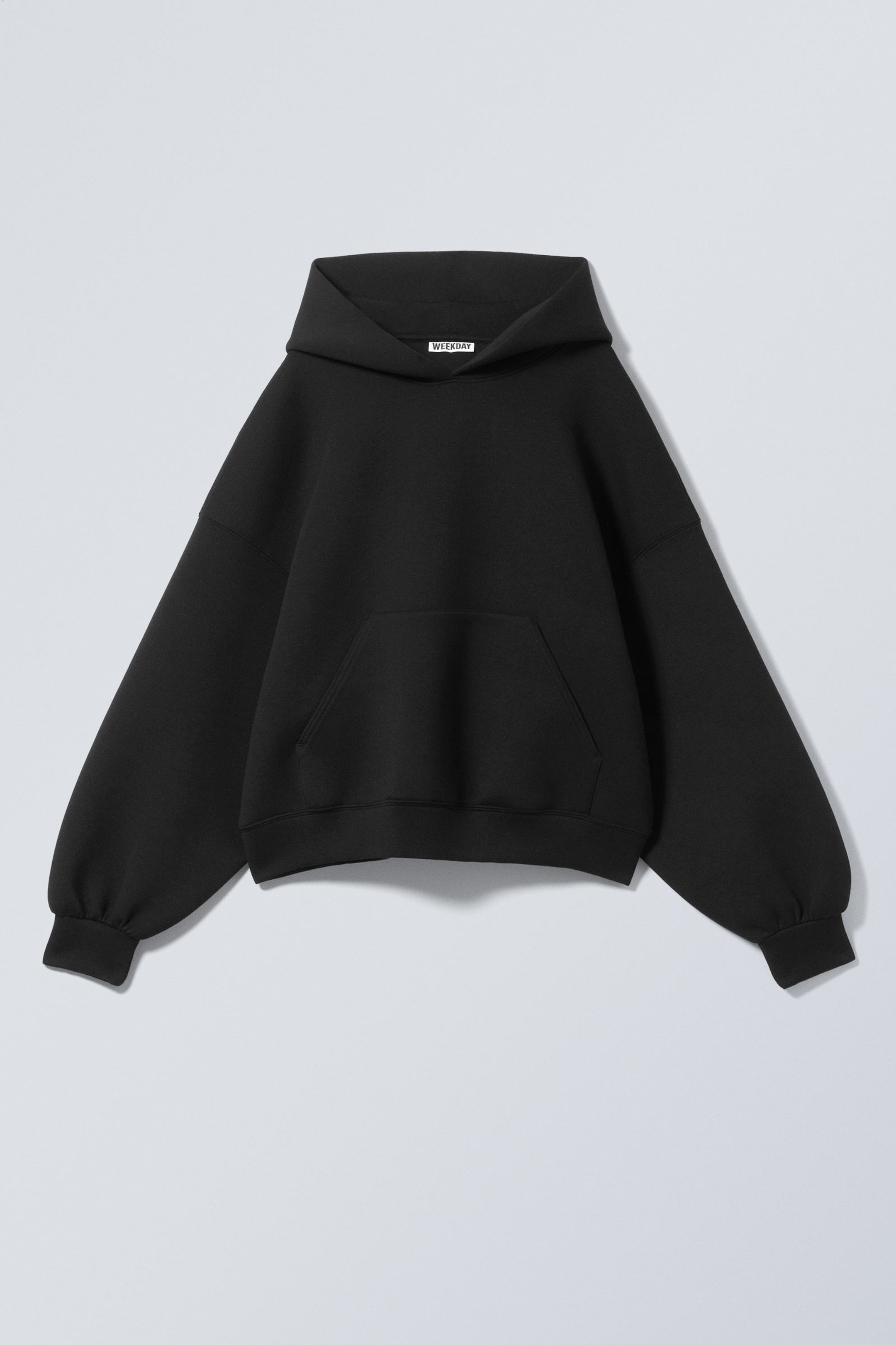 Schwarz - Scuba-Hoodie mit Oversize-Passform - 1