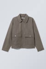 Dark Mole - Minimal Zip-up Jacket - 3