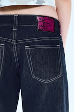 Blue Rinse - Dunkelblau - Messy Low Rise Regular Straight Jeans - 3