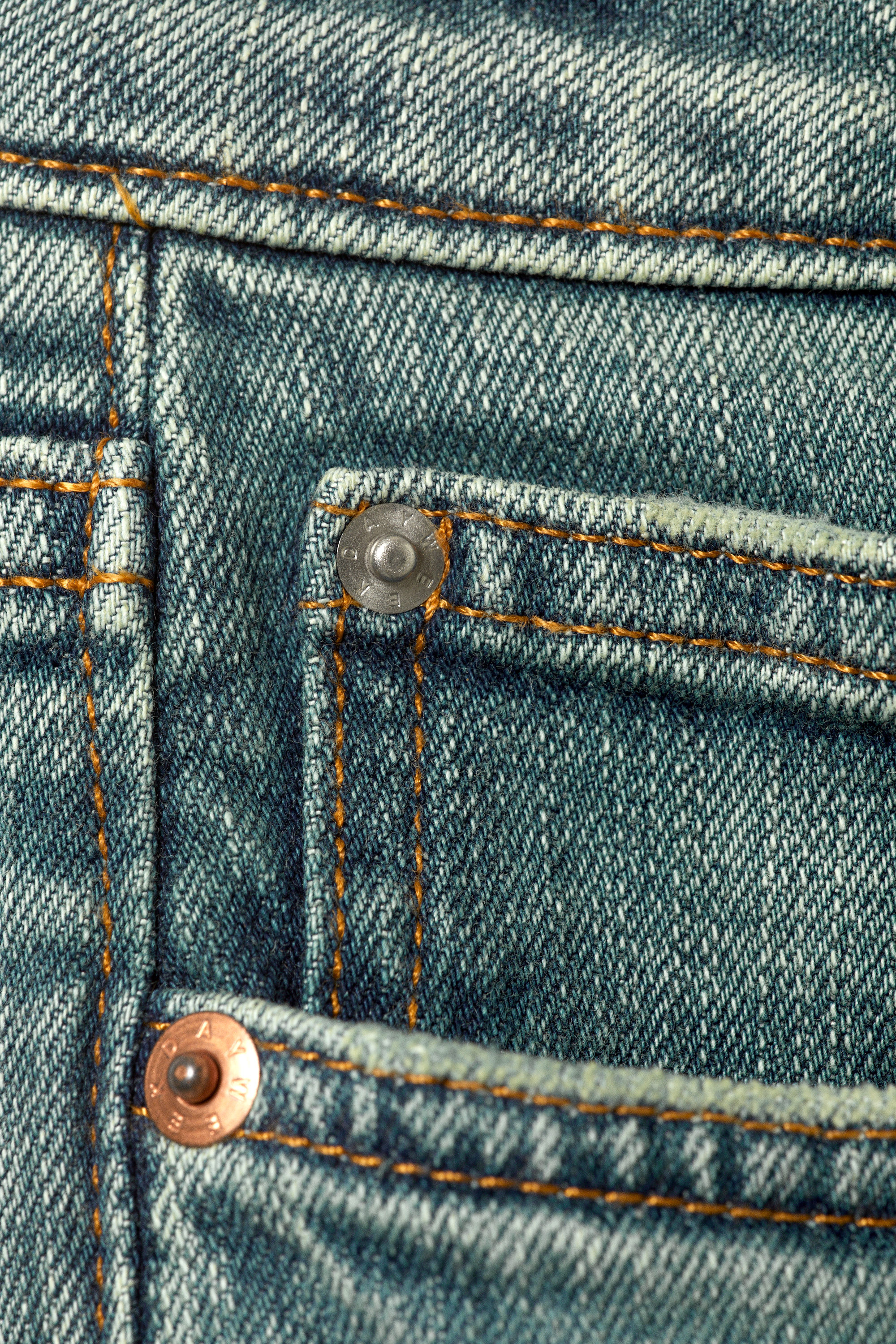 Perseus Blue - Medium Blue - Tension Mid Rise Slim Bootcut Leg Jeans - 6