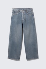 One Blue - Medium Blue - Jean baggy unisexe Astro taille mi-haute - 0