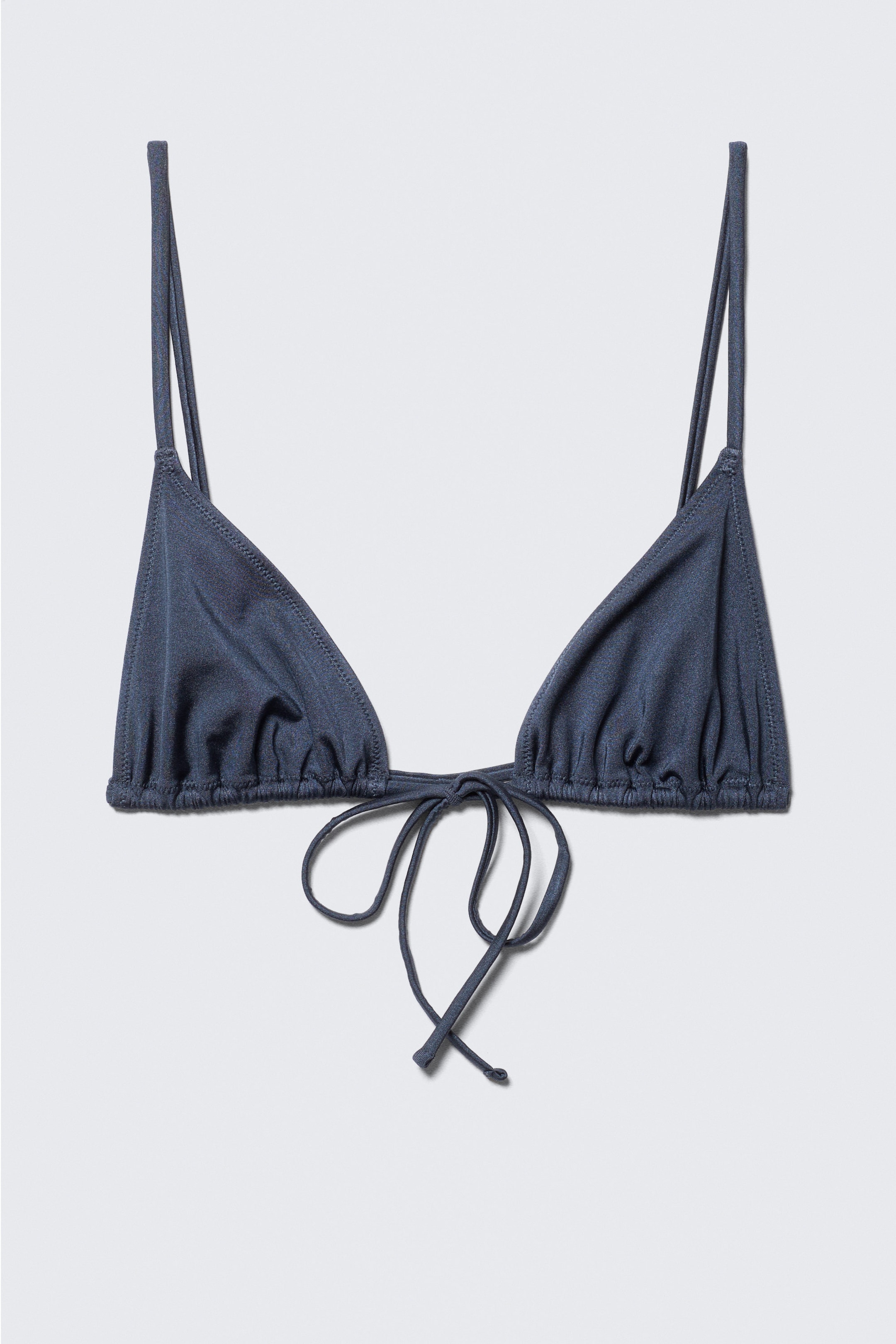 Dark Blue - Triangle Bikini Top - 3