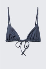 Dark Blue - Triangle Bikini Top - 3