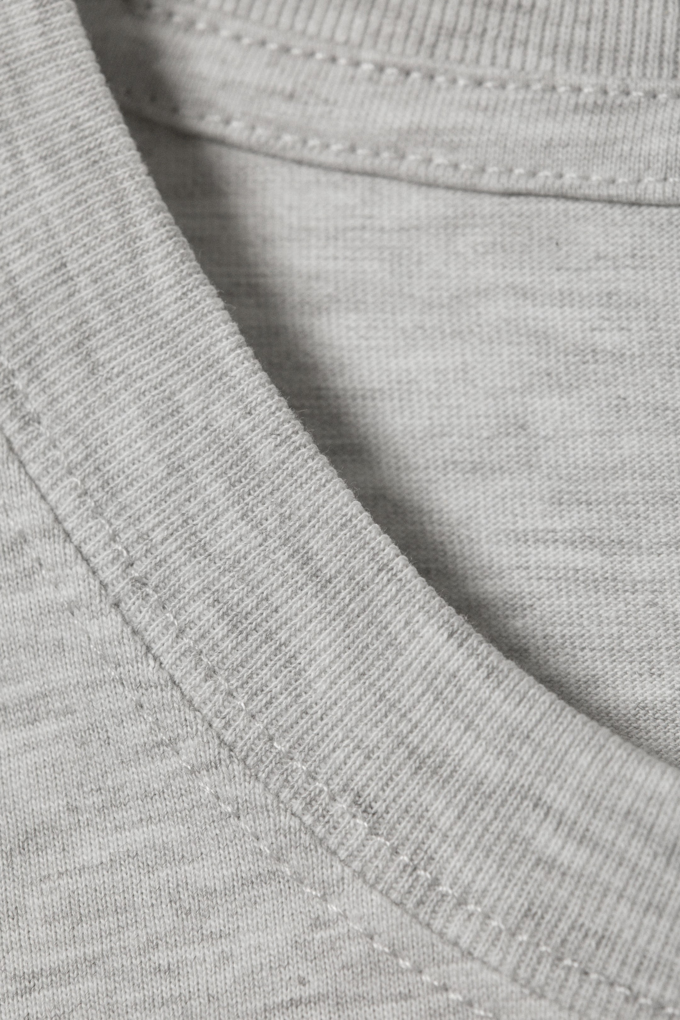 Grey Melange - Standard Midweight T-shirt - 4