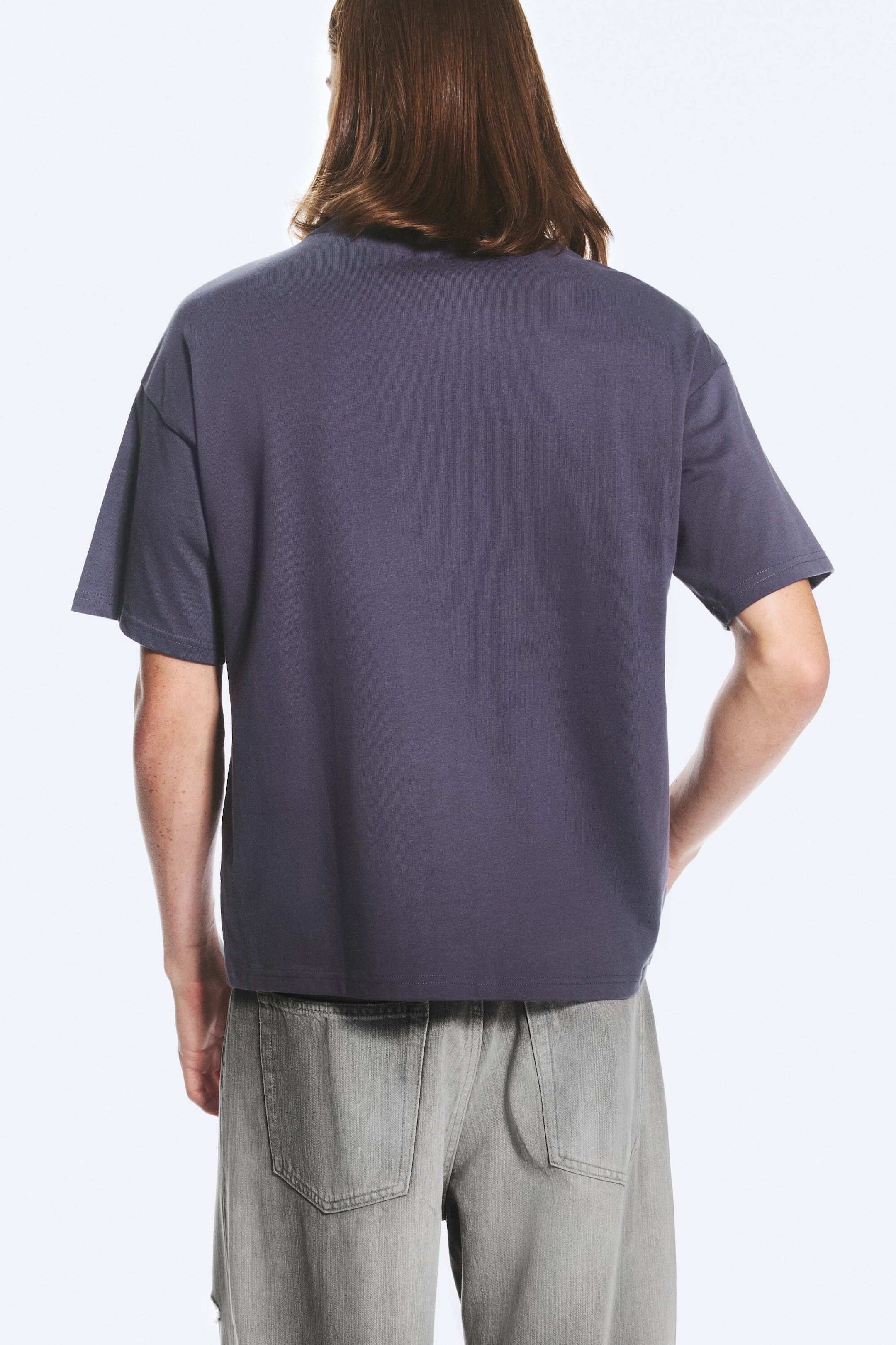 Flieder - T-SHIRT MIT ENTSPANNTER PASSFORM - 3
