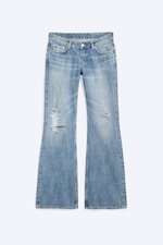 Captain Blue - Light Blue - Nova Low Rise Slim Bootcut Jeans - 5