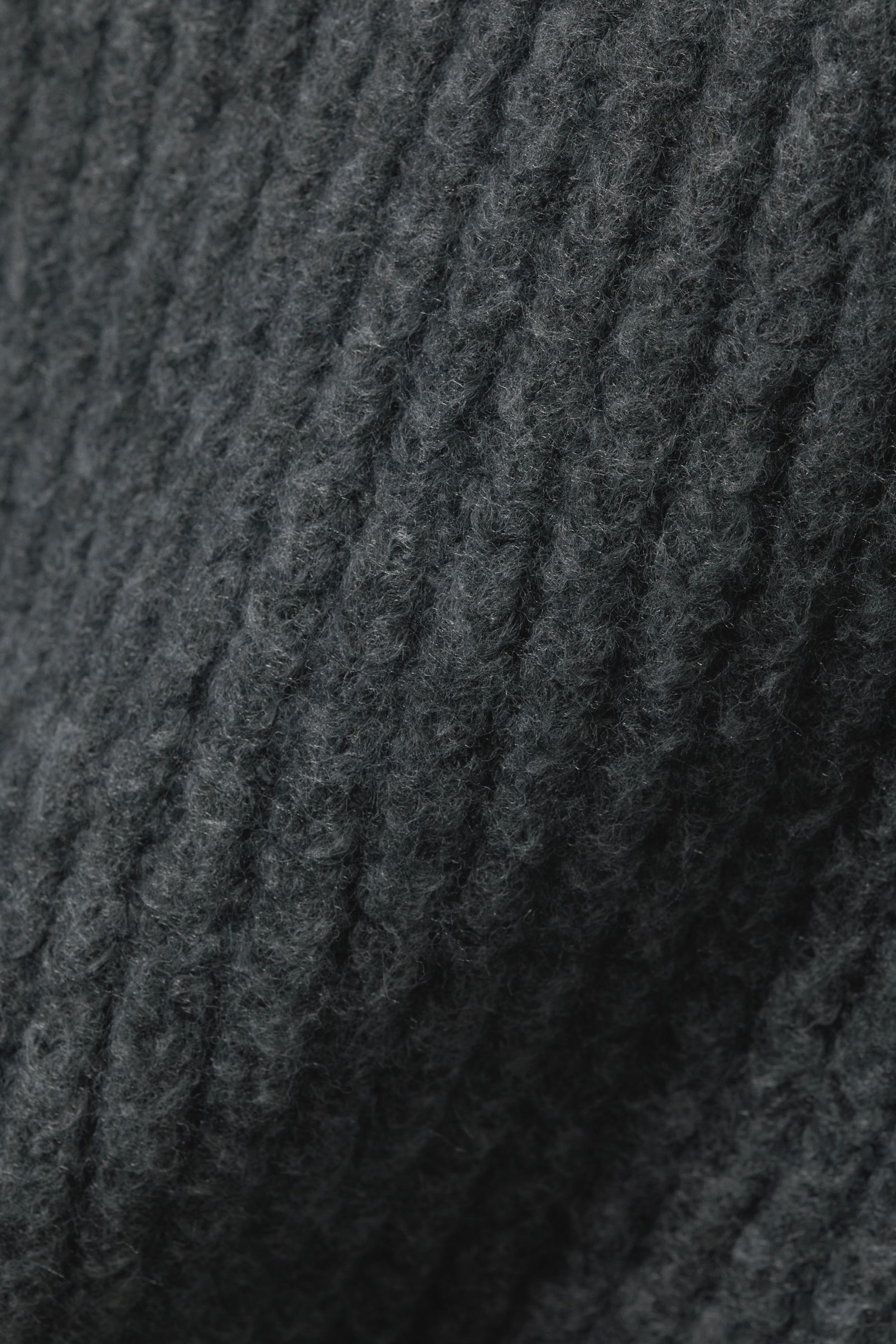 Dark Grey - Ivy Knit Sweater - 1