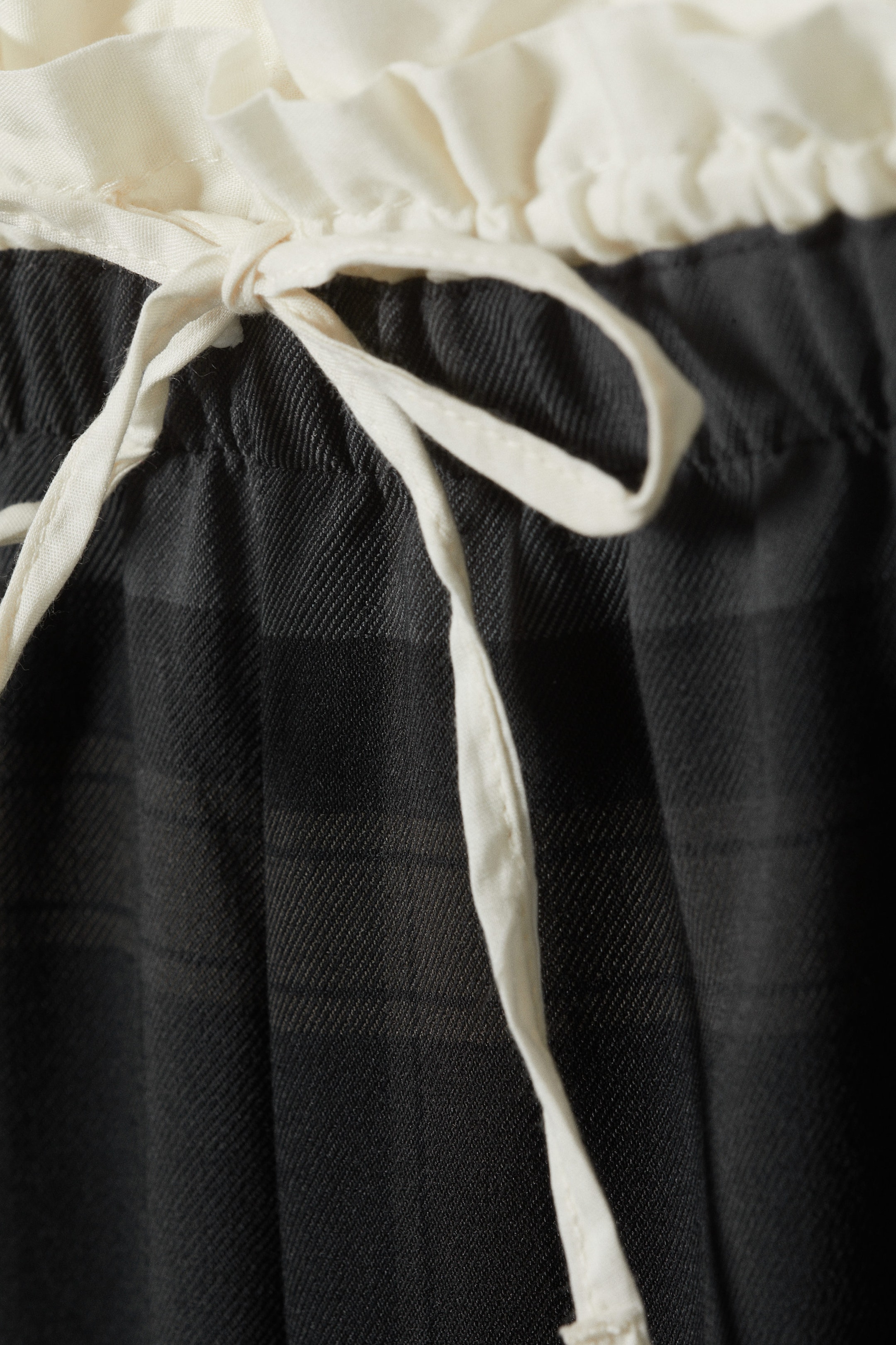 Mörkgrå - Pull-on mid waist kostymbyxor - 2