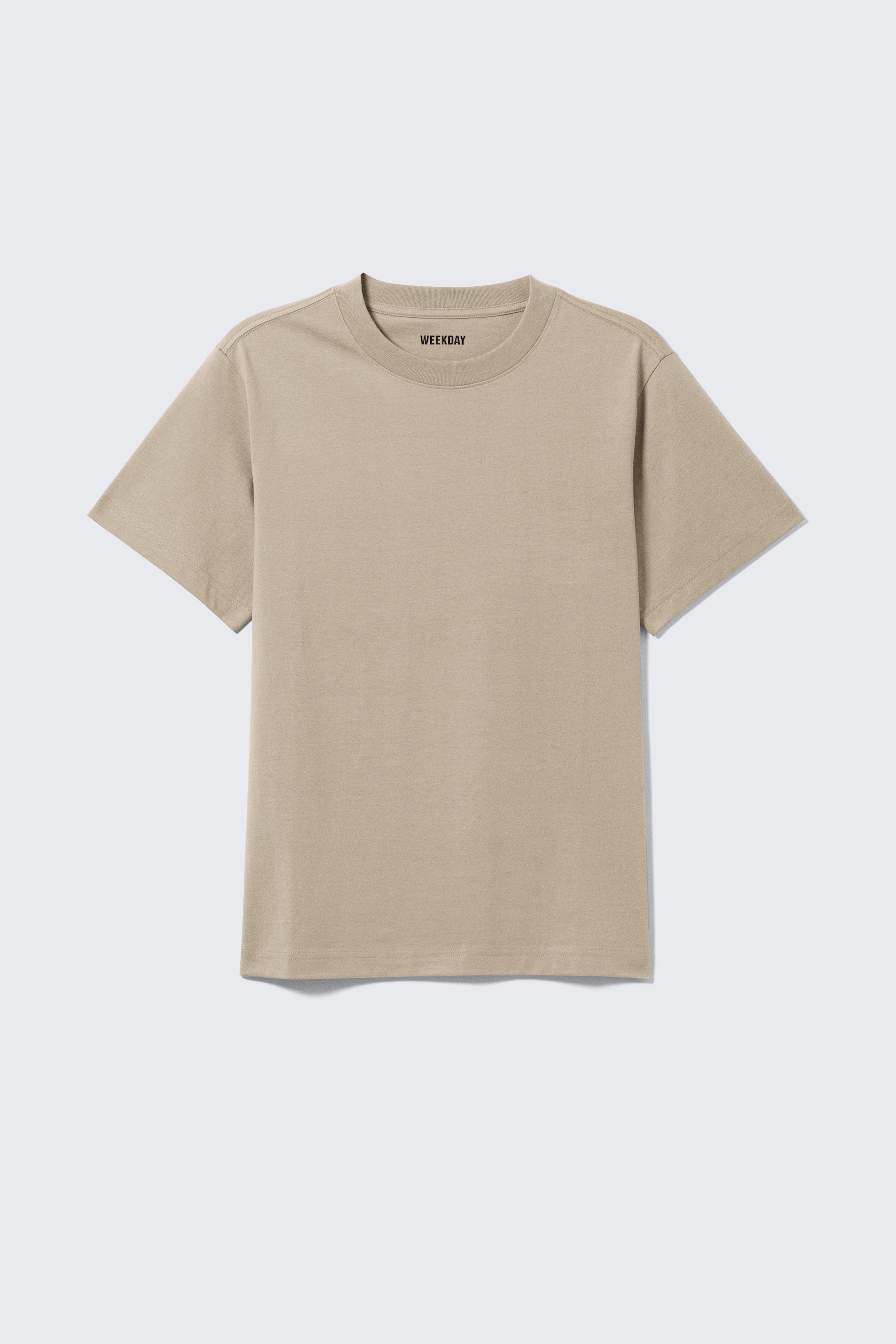 Beige clair - T-shirt carré classique - 0