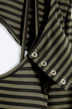 Dusty Khaki Green - Layered Two-Piece Bolero Singlet - 5