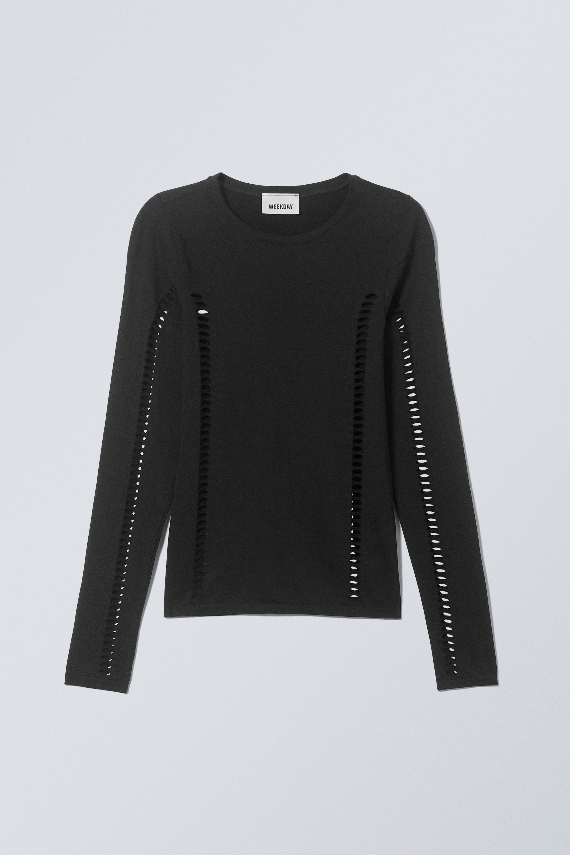 Black - Rachel Cut Out Long Sleeve - 0