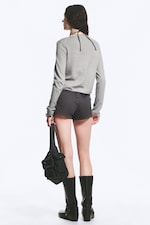 Gris délavé - Cardigan ajusté - 3