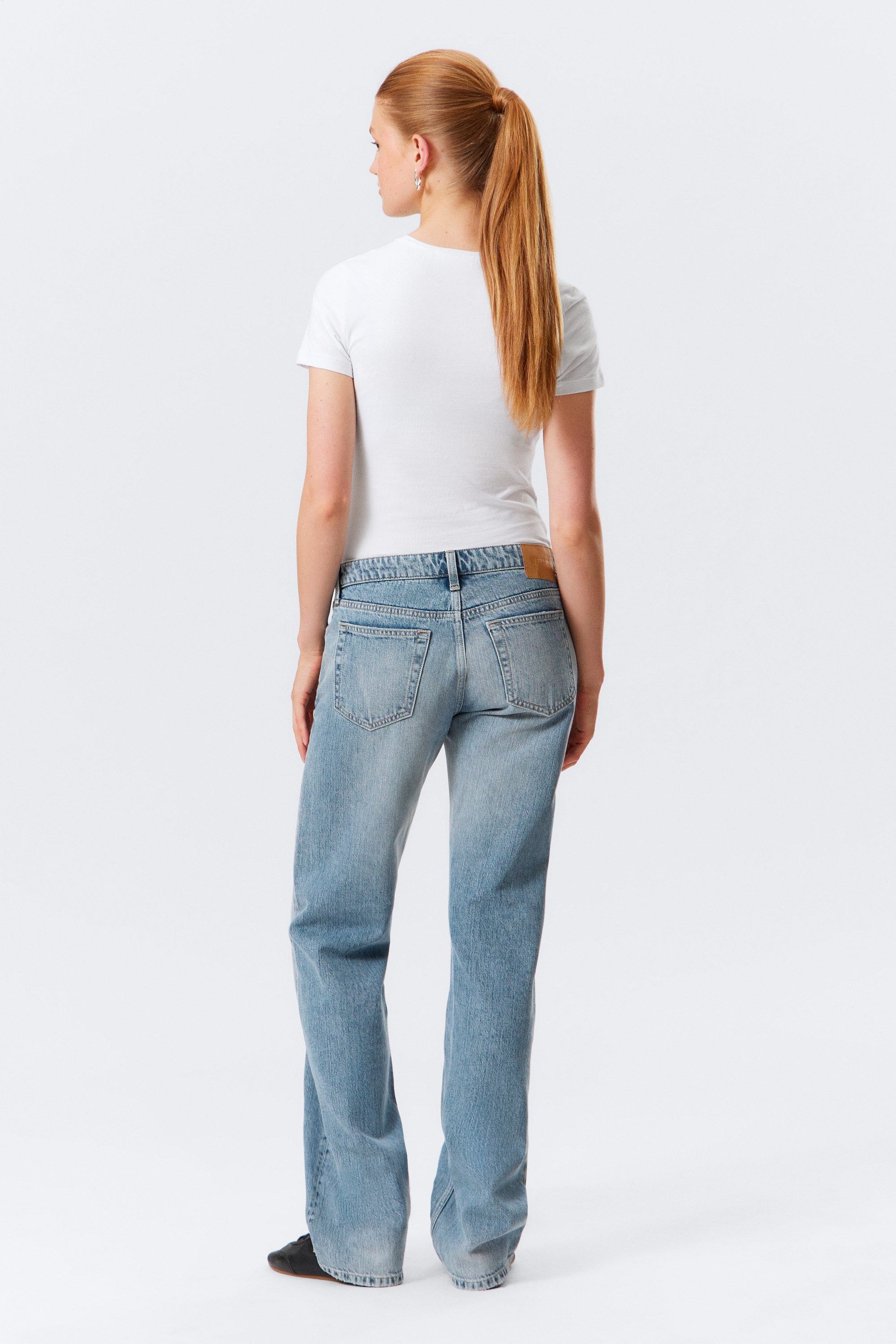 Blue Fade - Medium Blue - Arrow Low Rise Regular Straight Leg Jeans - 6
