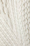 loose cable-knit sweater - White | Weekday WW