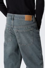 Blue One - Dark Blue - Sphere Low Rise Loose Straight Leg Jeans - 4