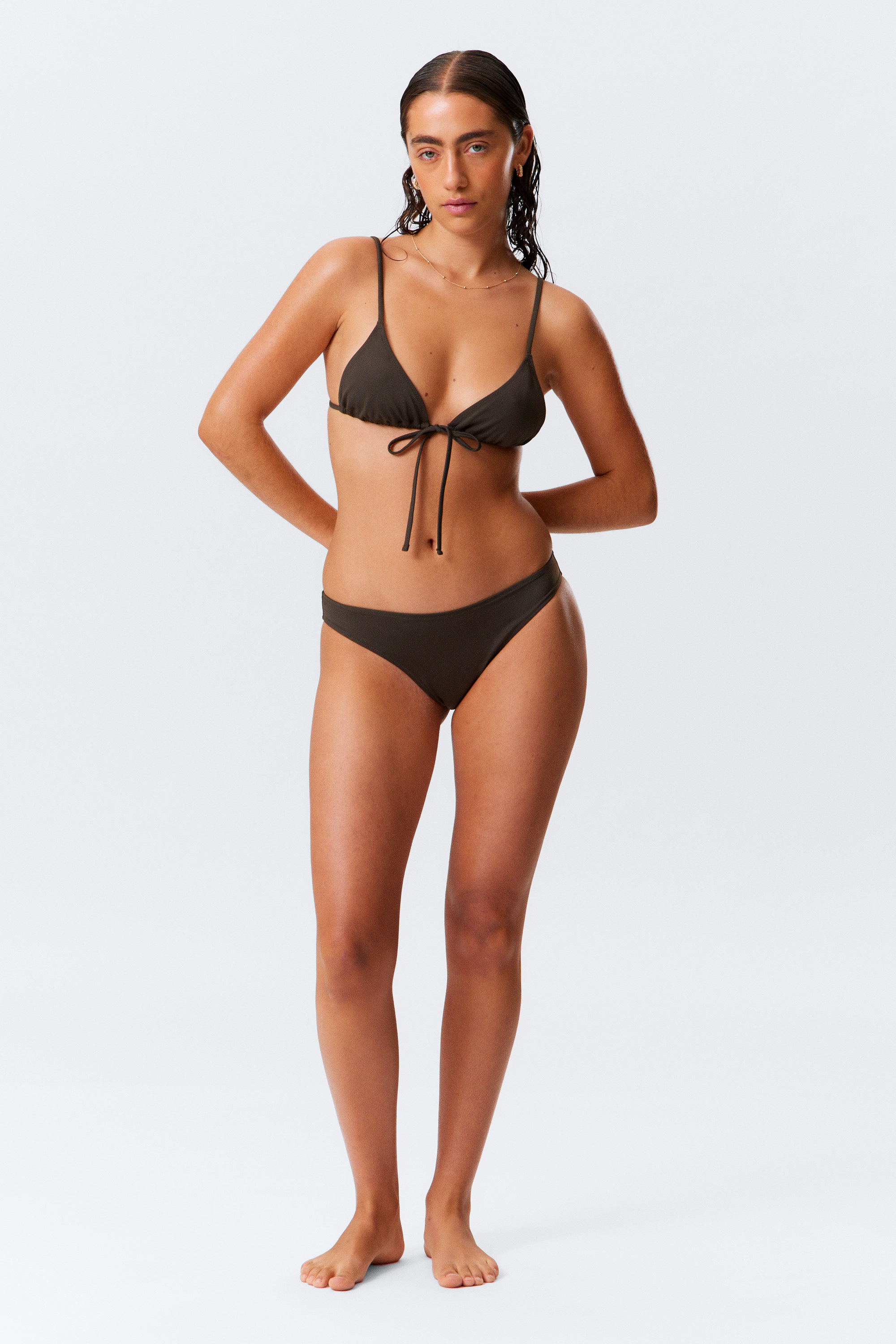 Mörkbrun - Trekantsbikinitopp - 2