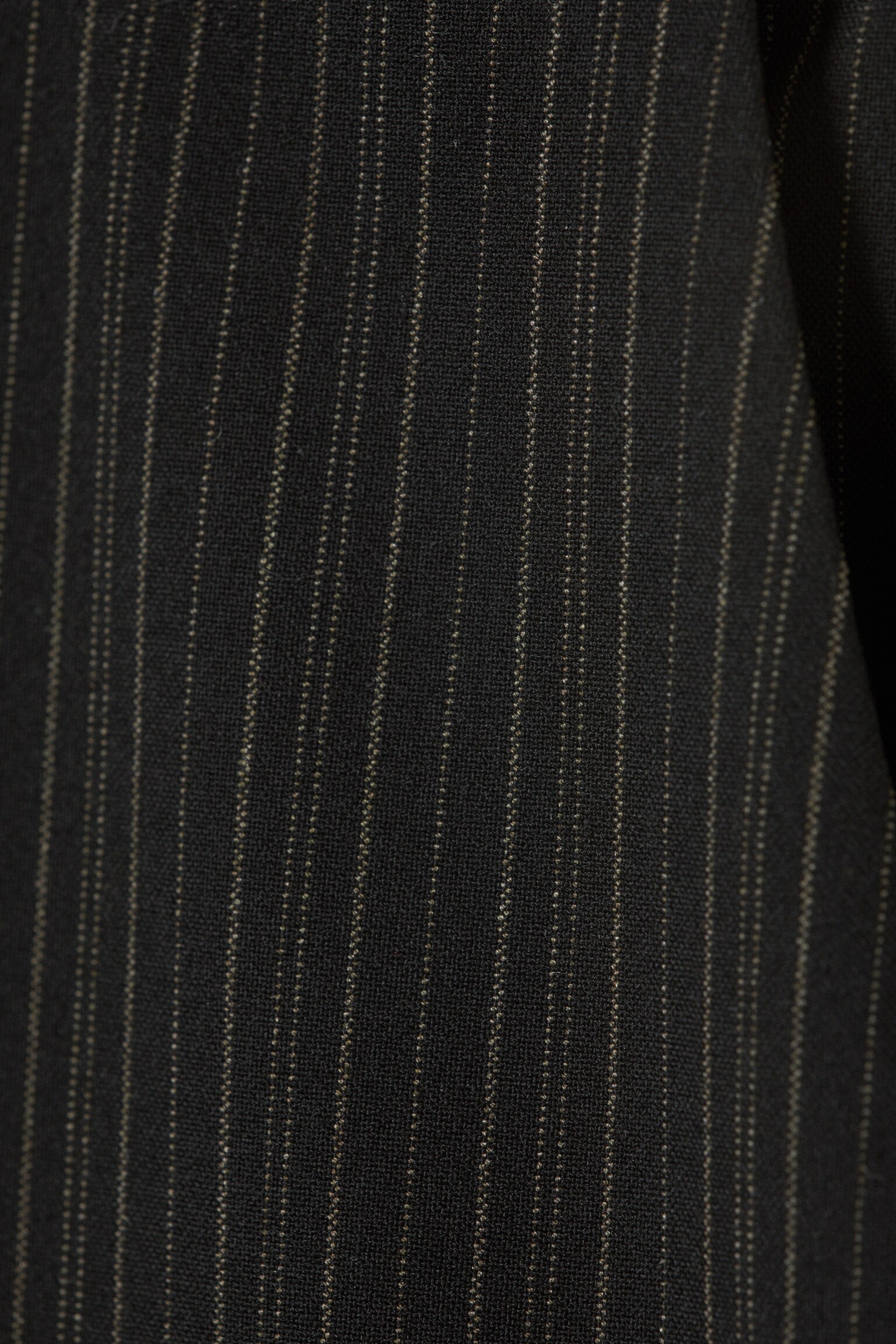 Low Flared Suit Trousers - Striped Black/Black - 6