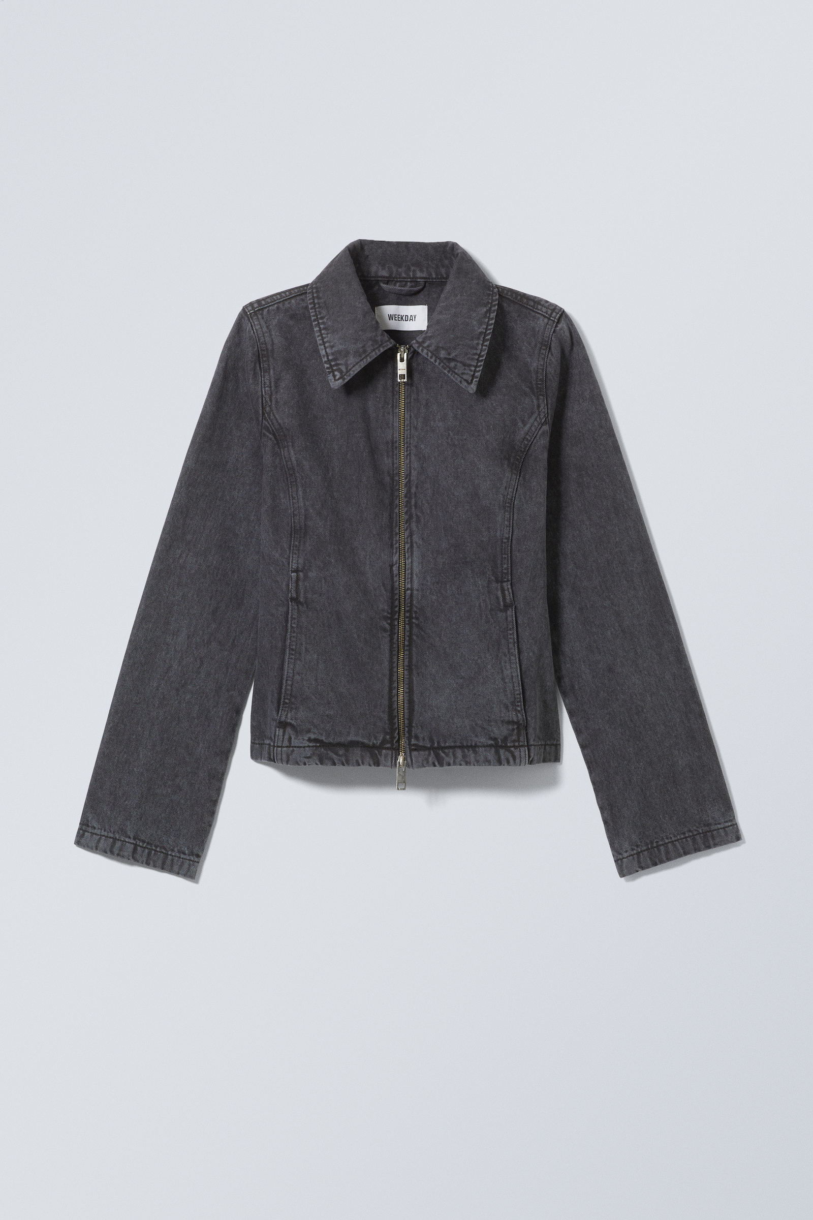 ジャケット・アウター Twill Oversized Jacket distressed twill jacket - Washed Dark Grey | Weekday WW