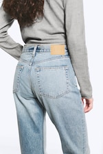 Seventeen Blue – middels blå - Moon normal bootcut-jeans med mellomhøyt liv - 3