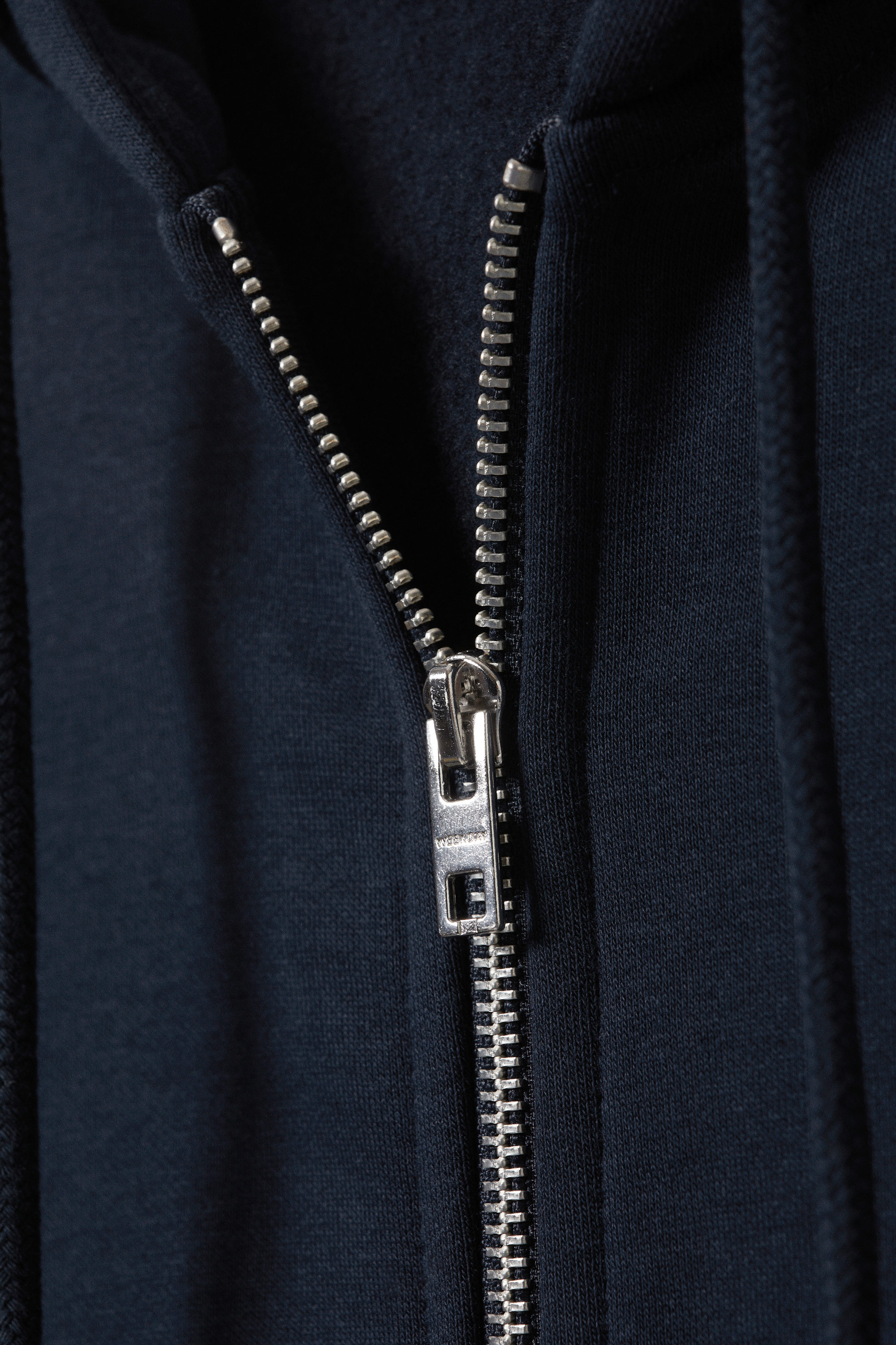 Navy Blue - Classic Zip Hoodie - 2