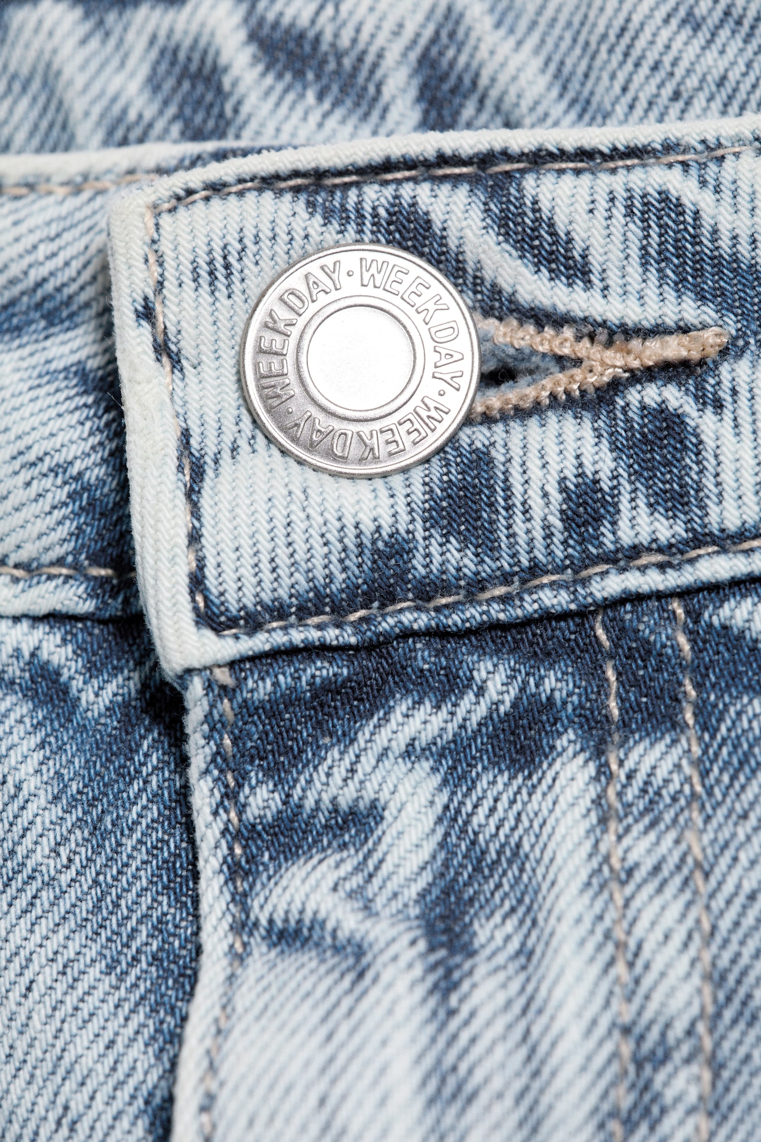 Imoo Low Rise Loose Wide Jeans - Dream Blue - Light Blue/90s Blue - Medium Blue/Washed Black - 4