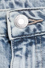 Dream Blue - Light Blue - Imoo Low Rise Loose Wide Leg Jeans - 1