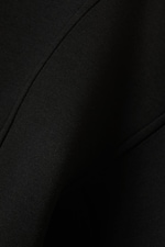 Black - Fitted Scuba Zip Jacket - 5