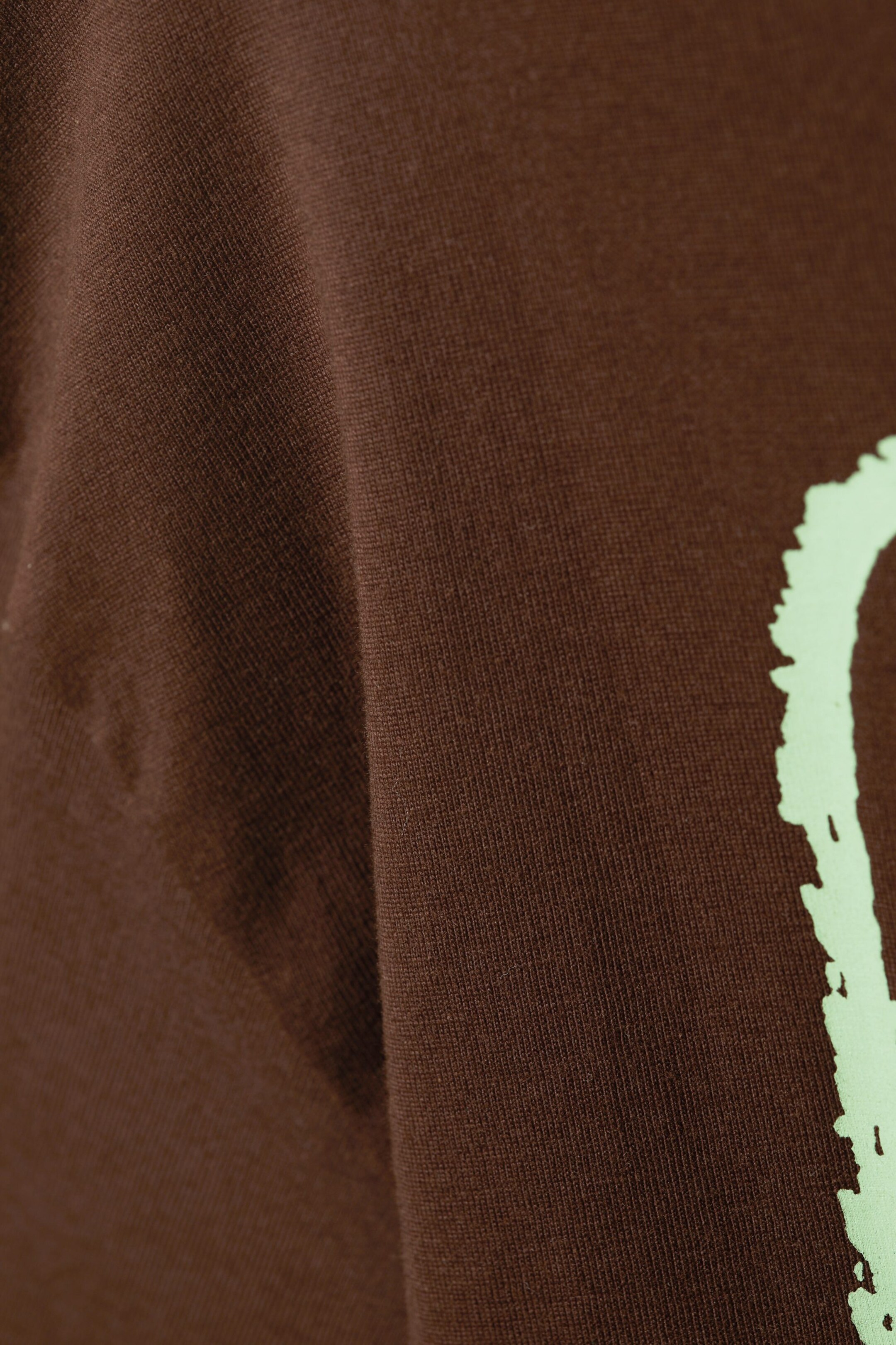Brown - Oversized Graphic Printed T-shirt - 2