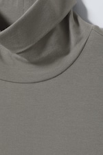 Dusty Grey - Standard Turtleneck Top - 1