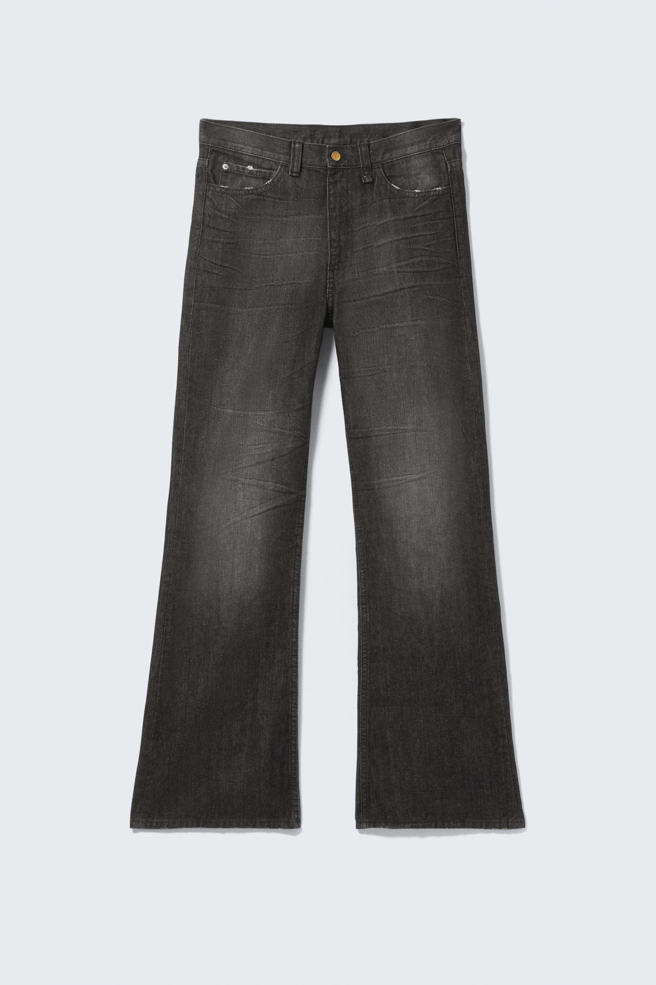 Chafe Black - Boo Bootleg Low Waist Regular Bootcut Jeans - 4