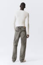 Canyon Grey - Medium Grey - Space Relaxed Straight Leg Jeans - 3