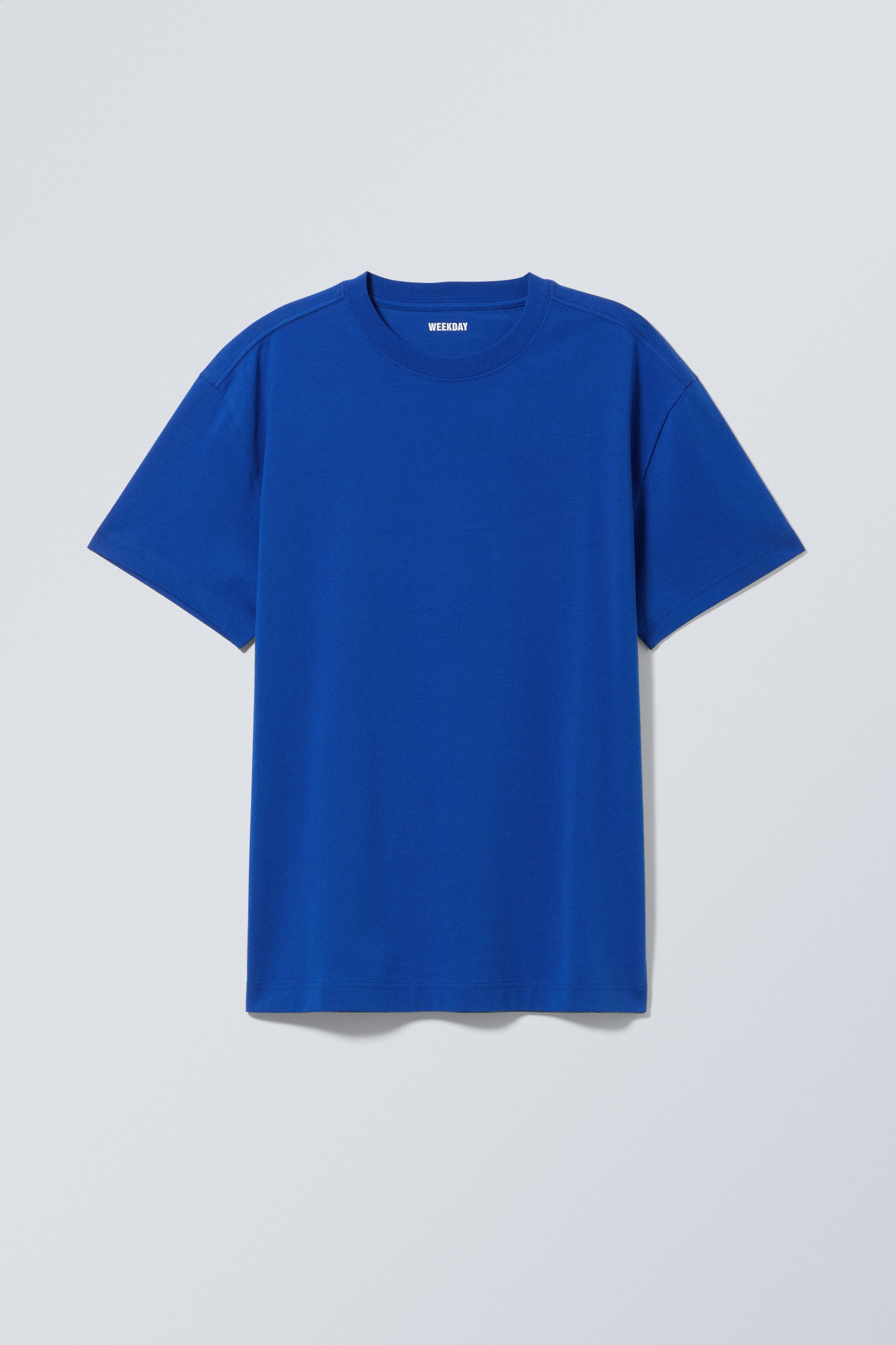 Kobaltblau - Schweres Oversized-T-Shirt - 0