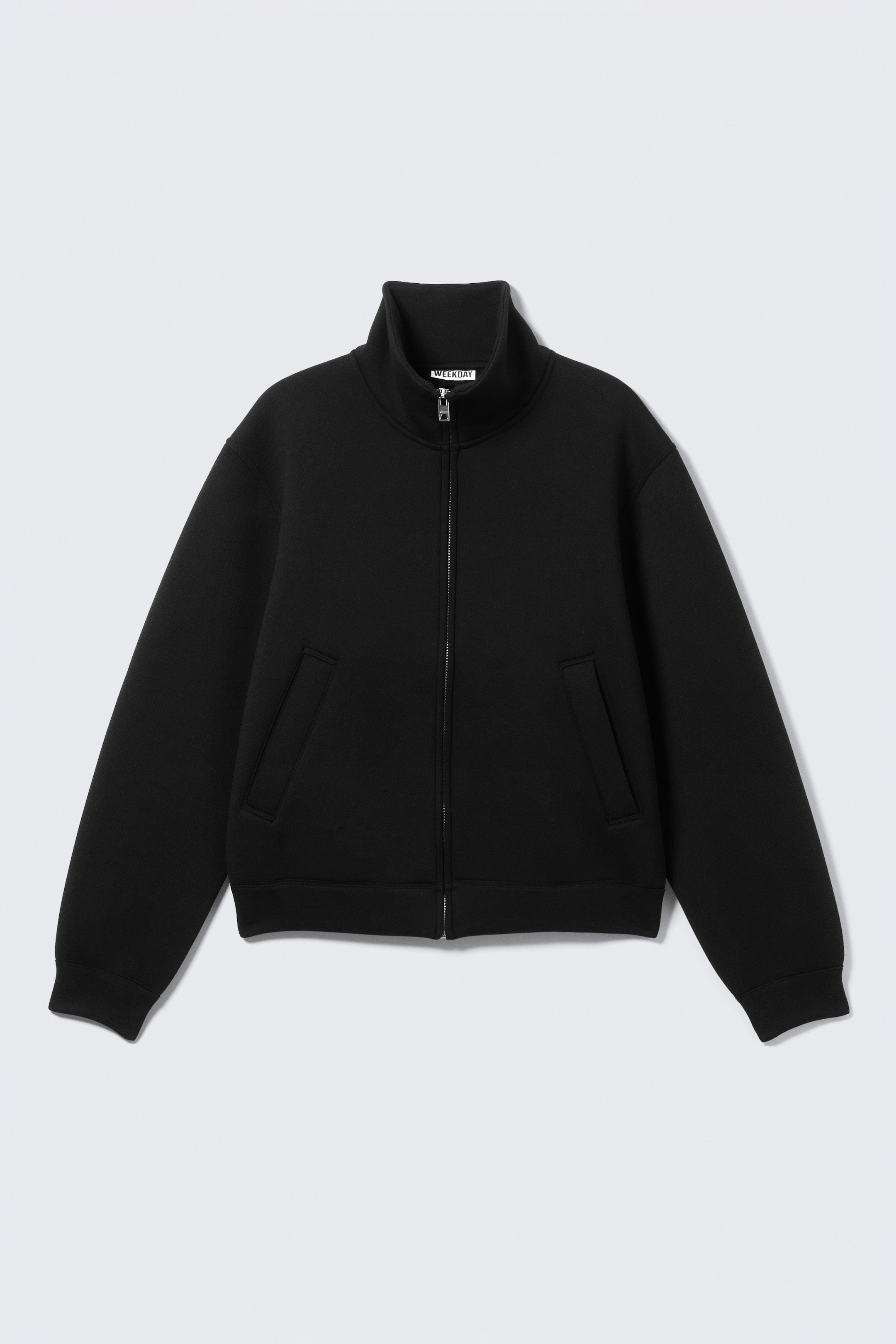View larger image: Structured Scuba Zip Jacket - Black - Men | H&M GB 4