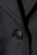 Coated Black - Cassius Coated Coat - 1